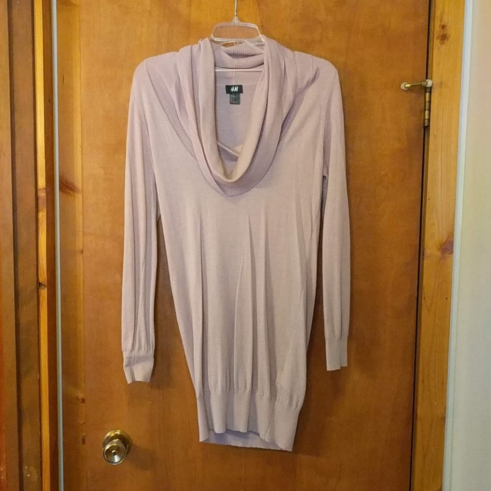 H&M brand Cowl Neck Tunic Sweater